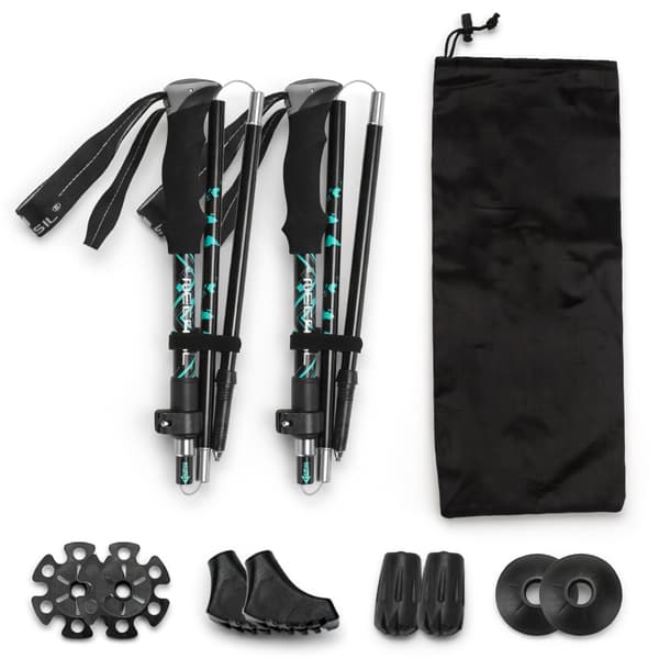Foldable Hiking Poles - Adjustable Length 726