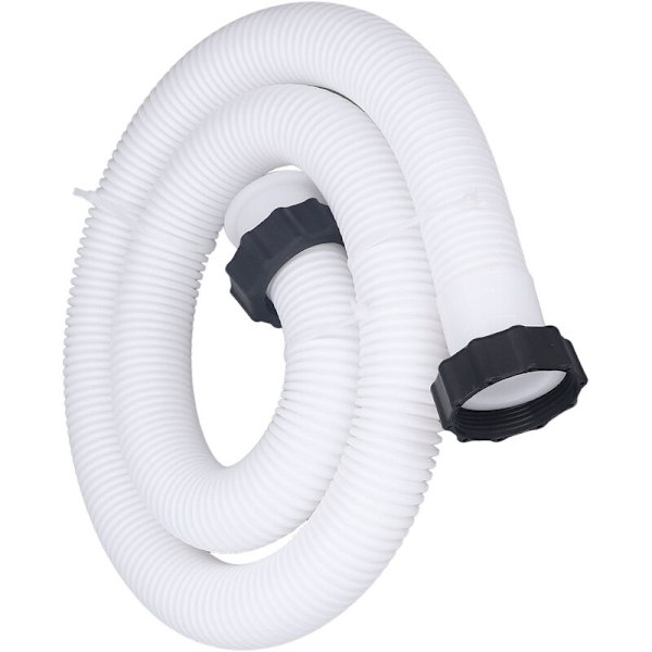Ersättningsslang för poolpump för Intex 1,5 tum diameter Ersättningsslang för ovanjordspooler Vit 1,5 m/4,9 fot