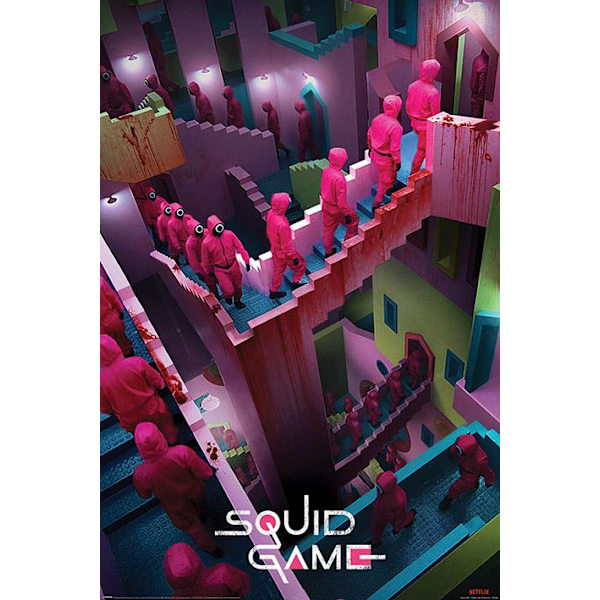 Squid Game (Crazy Stairs) multifärg multicolor