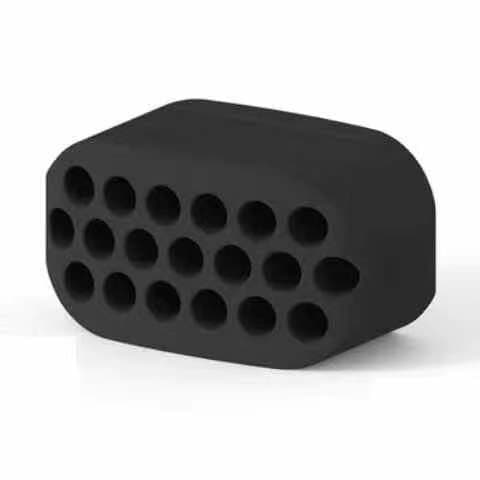 Kæbetræner Jawline exerciser silikone 3-pak
