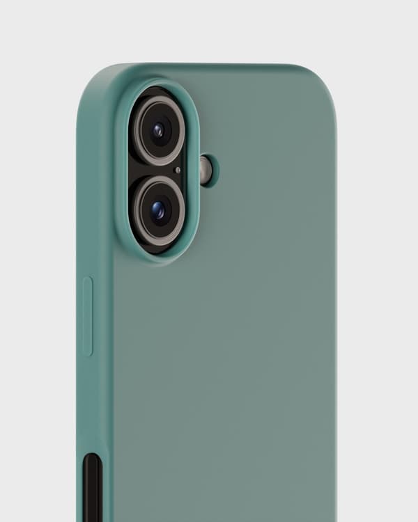 Kompatibelt med iPhone 16 Mobilskal Silikon Mossgrön Silikon Grön
