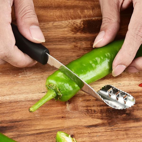 Matkvalitet Rustfritt Stål Grønnsak Kjernefjerner Pepperkutter Kjernefjerner Skiver