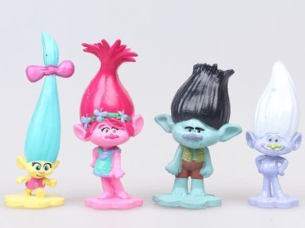 12 stk. Trollfigurer julegaver