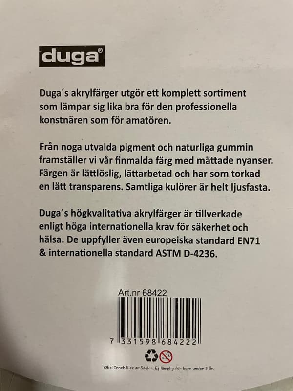 Maalaussetti Akryylimaali 24x12 ml multifärg multicolor