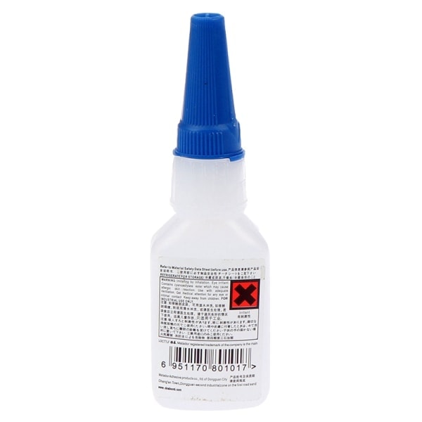 5 st 20g Loctite 401 Snabblim Flaska Starkare Superlim Klar