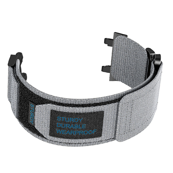 Woven Nylon Watch Strap for Amazfit T-Rex 3 - Grey Grå Grå