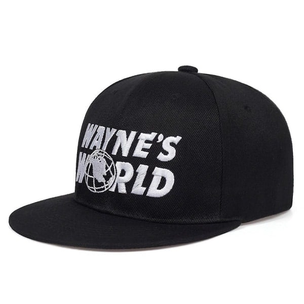 Wayne's World keps Bekväm Snapback justerbar sportmössa