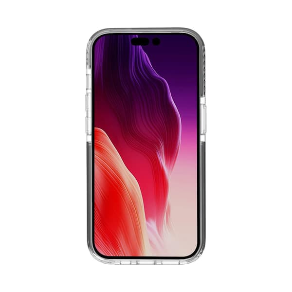 Transparent telefondeksel Kompatibelt med iPhone 15 Black