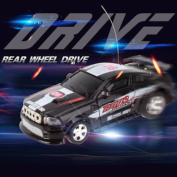 1. Mini Fjernkontroll Rc Bil Batteridrevet Racerbil Pvc Boks Emballasje Maskin Drift Buggy