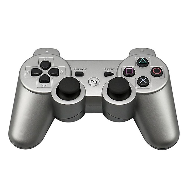 PS3:lle Langaton Bluetooth 30 Ohjain Peliohjain Kaukosäädin Peliohjain Varasto Hopeanharmaa