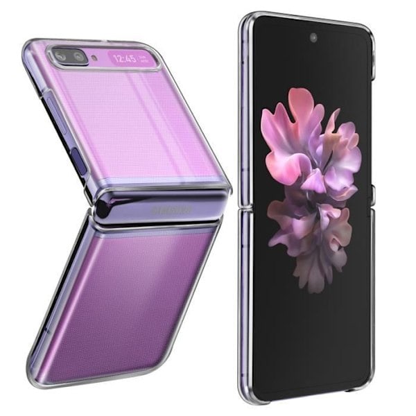 Skal - AVIZAR - Galaxy Z Flip - Hardt deksel - Ultra-transparent - Tynt Transparent