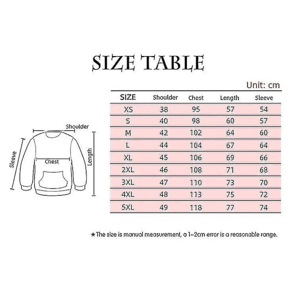 2024 Bebetter Jagermeister Stygg Julegenser Pullover Herre 3D Sweatshirt Topper Høst- og vinterklær A 1 1 L