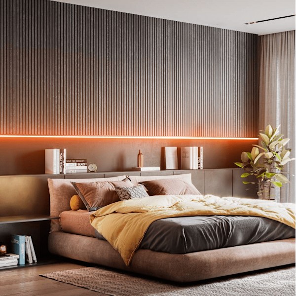 Vanntett LED-stripe med fjernkontroll 5 meter