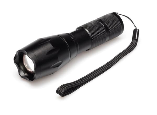 T6 Zoom LED-taskulamppu, musta Svart Svart