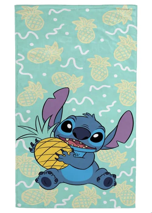 Lilo ja Stitch Ananasparatiisi Rantapyyhe Blå grön