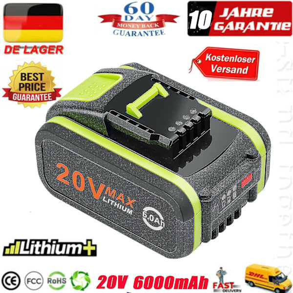 Lämplig för Worx 20V litiumjonbatterier WA3551 WA3553 WX390