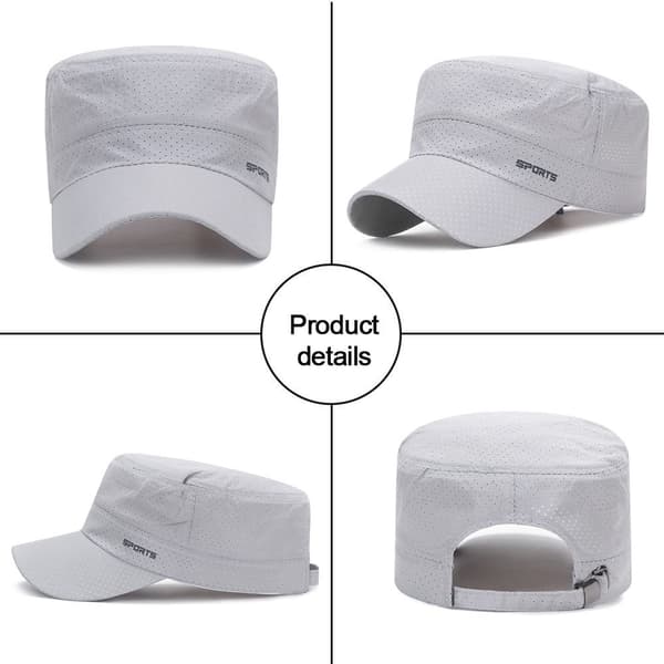 Militær Caps Flat Top Caps BEIGE beige