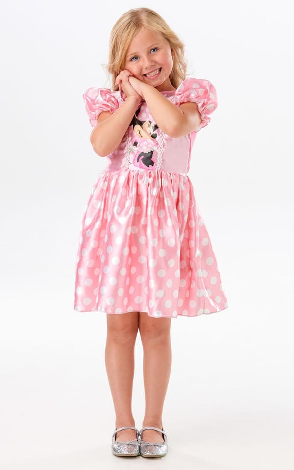 Minnie Mouse (7-8 år) Mimmi Pigg kjole Rosa 8
