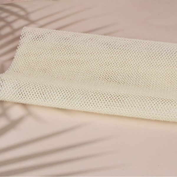 2-pakning nettsvamp, badeskrubb for mykere hud Beige