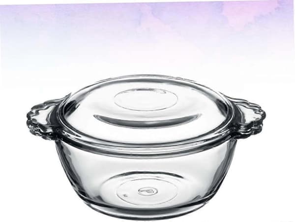 Sett med 2 glass eggkokere, dampet eggeskall, kompatibel med hjemme-eggedamper Ref: 3440