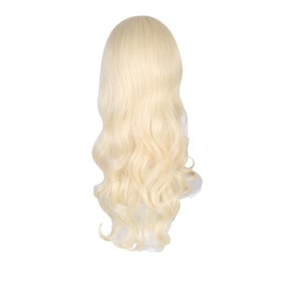 Margot Robbie Dame Cosplay Parykk Lang Blond Krøllete Ken Kostyme Parykker