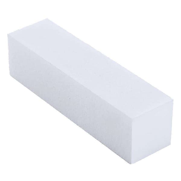 Perfekta Negler: 10-Pakning Blok Neglefiler for Form & Forlengelse Vit white