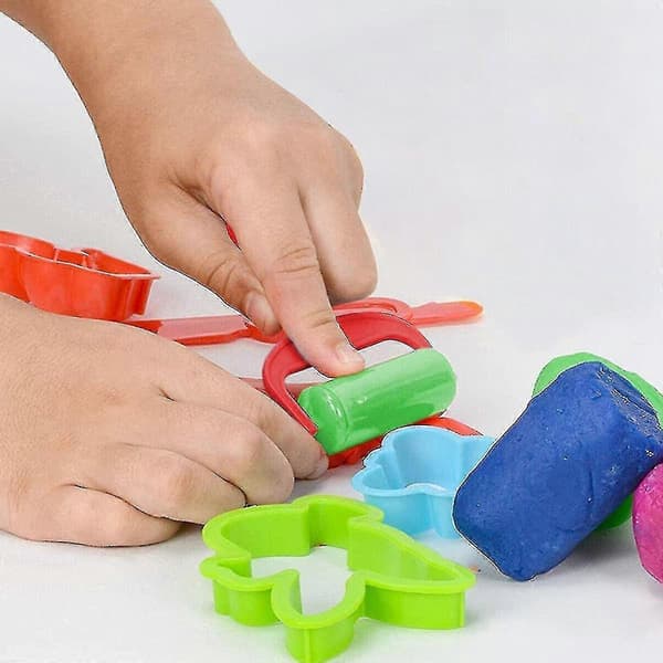 26 Roliga Play Doh Verktygsset Degformar Leksaksklippare Modellering för Barnpresent