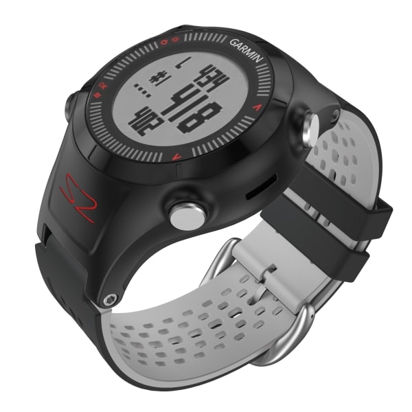 Garmin Approach S2 armbånd silikone Sort/Grå