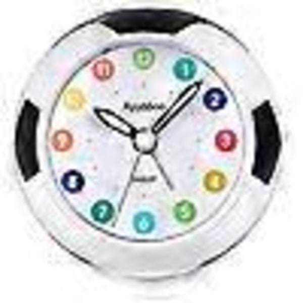Vekkerklokke Barn Gutter Jenter, Vekkerklokker Analog Barn Fotball Analog Alarm