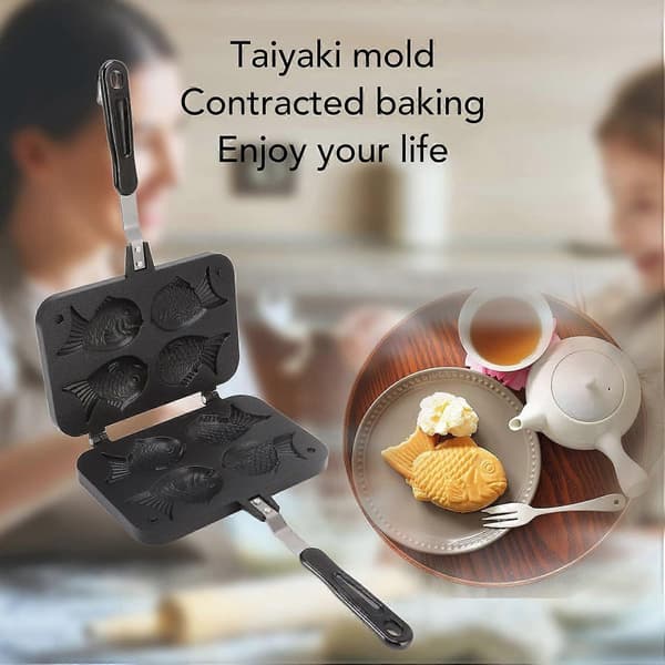 Våffeljärn 4-pack Nonstick Köksutrustning Kompatibel med Dessert