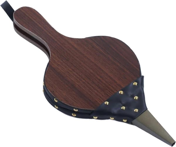 Manuell Eldstadbälg i Trä Kompatibel med Grill Utomhusmatlagning 40 x 17,5 cm