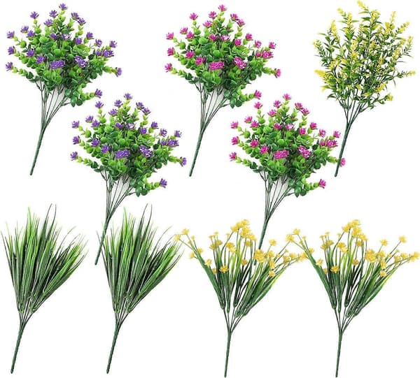 UV-bestandige kunstige blomster, egnet for gravdekorasjon