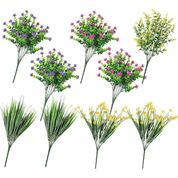 UV-resistente kunstige blomsterstykker, egnet til gravdekoration