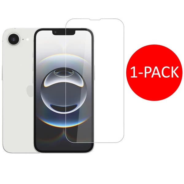 Kompatibelt iPhone 16e Skärmskydd Härdat Glas Premium 1-pack transparent usb-c