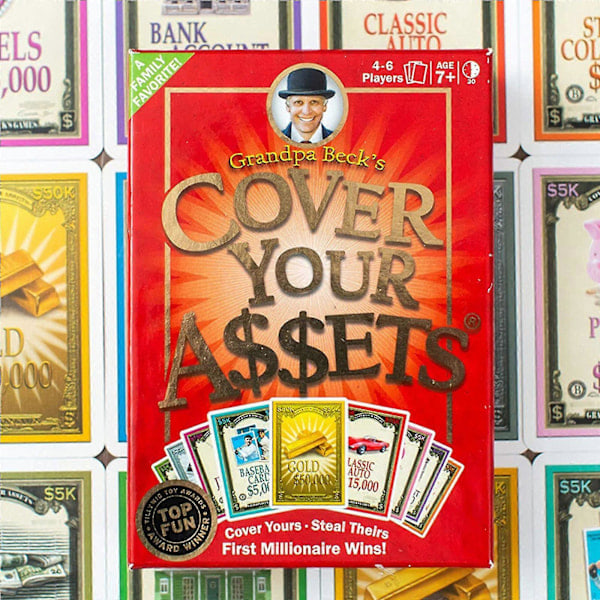 Farfar Becks Cover Your Assets Kortspill - Kult Familiespill med Handelskort for 2024