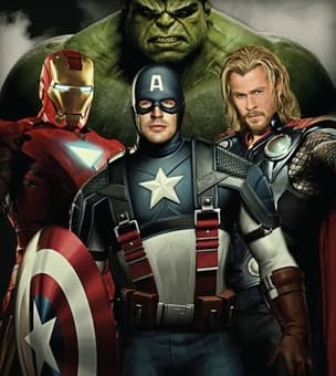 Timanttimaalaus / Diamantmålning 30x40cm - Avengers multifärg multicolor