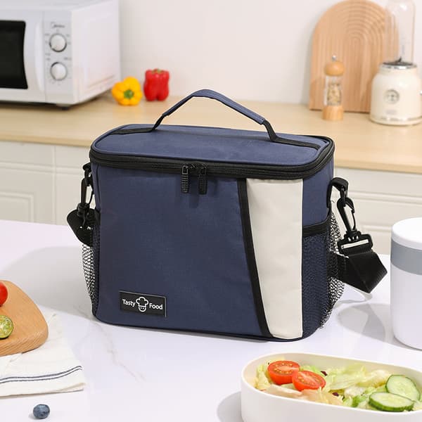 Bærbar Isoleret Picnickurv, Marineblå NavyBlue 272