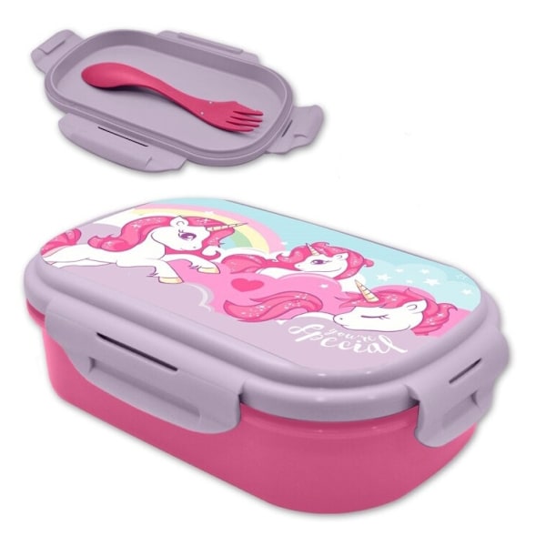 Unicorn Lunchbox med bestickset 182