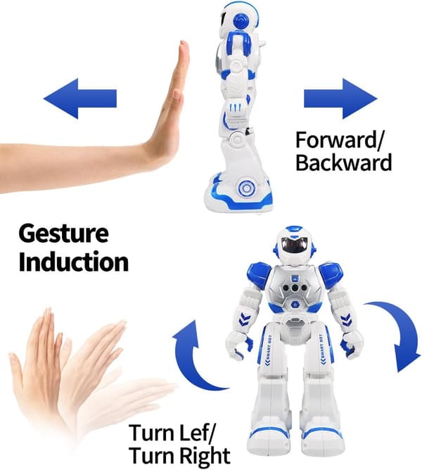 Fjernstyrt robot for barn, intelligent programmerbar robot wi
