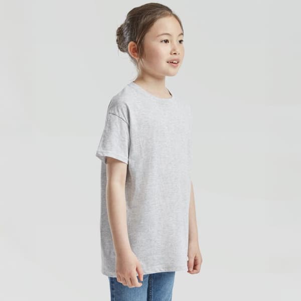 Børne T-shirt grå gray 9-11 År