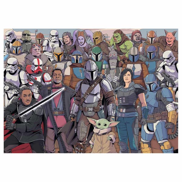 The Mandalorian, Pussel - Utmaning - 1000 bitar multifärg multicolor