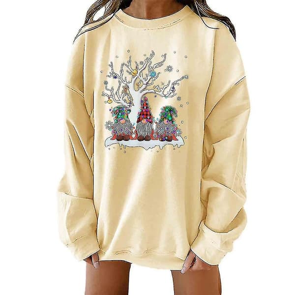 Jul Oversized Genser Dame Jul Nisser Genser Topp