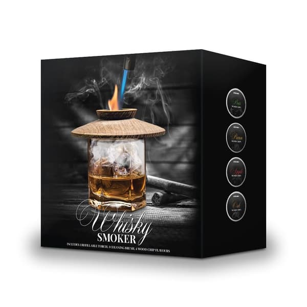 Whisky Smoker Sett - Røyk Whiskyen Din Tree beige