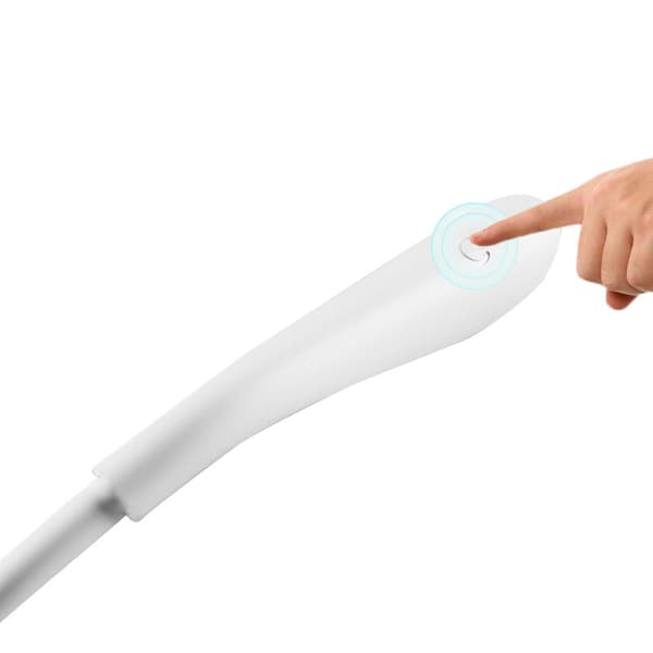 Leselampe, LED-boklampe med 3 lysmoduser, oppladbar Vit