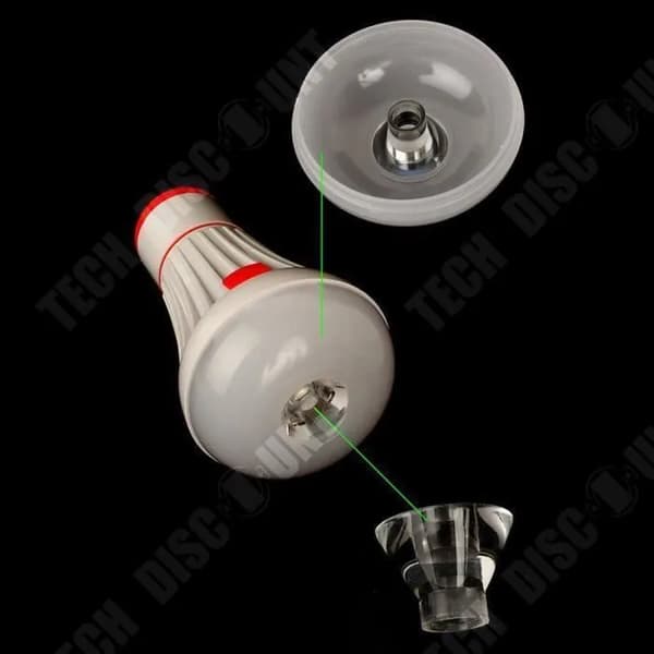 Campinglampe - - 6 LED - Orange belysning - 4 tilstande - Autonomi 3-10 timer Orange