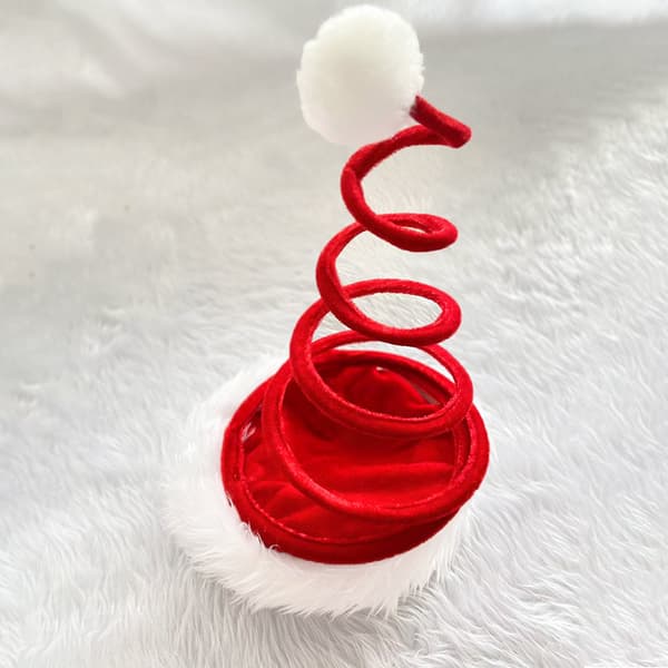 Spiral Fjær Nisseluer Julefestlig Hodeplagg