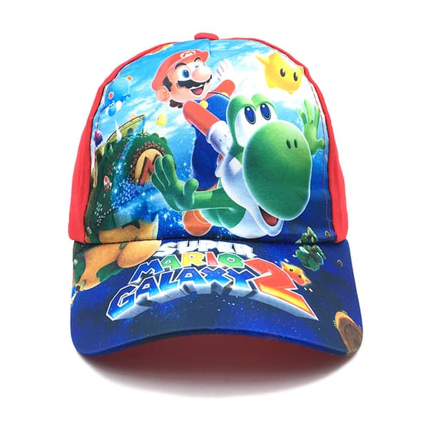 Super Mario Bros Keps BARN Justerbar Hatt C-red