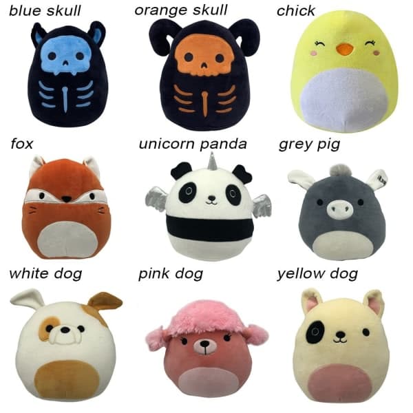 20 cm Squishmallow-tyyny pehmolelu HAMBURGERI HAMBURGERI W