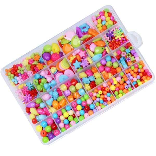 DIY Perleboks med Akrylperler – 550 Perler for