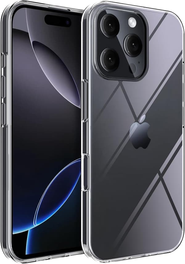 Kompatibel med iPhone 16 Pro Transparent Mobilskal